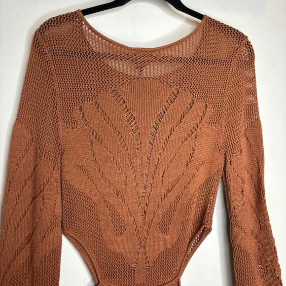 NWT Roberto Cavalli Knit Cutout Crochet Mini Dress - Picture 8 of 9